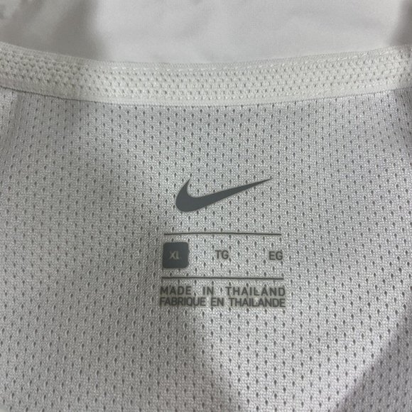 Nike Full Zip Track Jacket Mens XL Navy White Panthers Logo Zipper Pockets - Picture 8 of 12